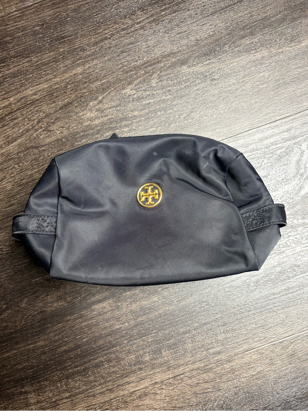 TORY BURCH Tory Burch Cosmetic Pouch Travel Nylon Vanity Black